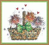 Kitty Basket Card